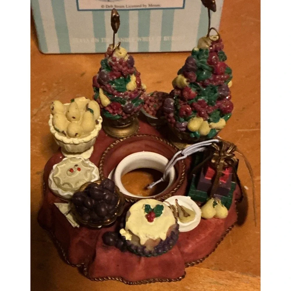 Candle‎ Cappers Candle Jar Topper Holiday Christmas Vintage Unique